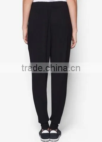 2017 Wholesale High Quality Custom Solid Plain Gym Spotrs Women Pants OEM Service photo-3