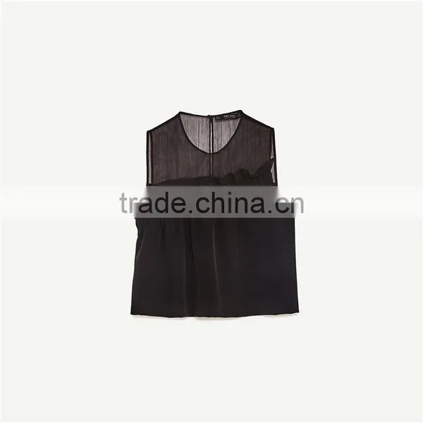2017 OEM Summer Nifty Asymmetric Frilled Round Neck Women Sarafan photo-6