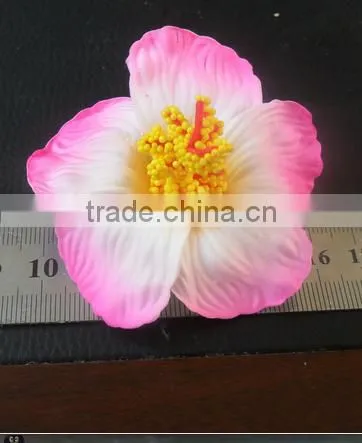 Size 5cm, High Quality Various Color Hibiscus Flowers, Artifical Silk Flowers photo-2