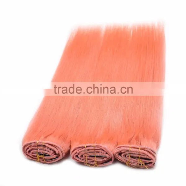 Top Quality Brazilian Human Clip in Hair Extensions, Cheap 100% Clip on Human Hair Extensions photo-4