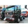 Sinotruk Howo 6X2 Prime Mover Truck in Black , Unloading Trucks