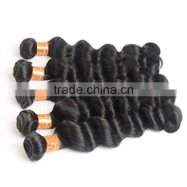 Natural Black Color Popular Style Peruvian Deep Wave She'S Happy Hair photo-5