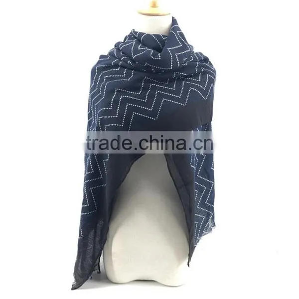Wave Printed Women Shawl Scarf photo-2