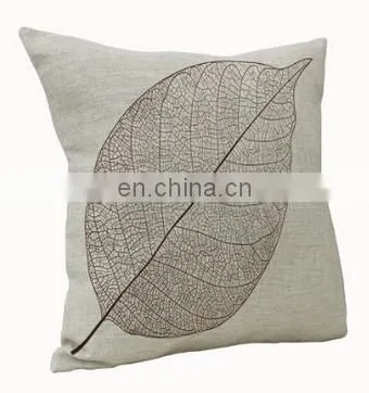 2016 Popular Designed Printing or Embroidery Pure Linen,cotton Cushion Covers in Many Solid Colors for Wholesale or Retail photo-3