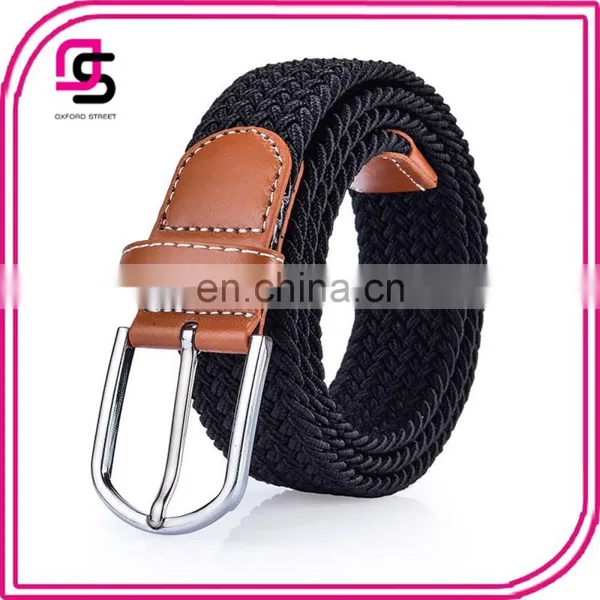 Factory Wholesale Elastic Unisex Woven Belt With Buckle