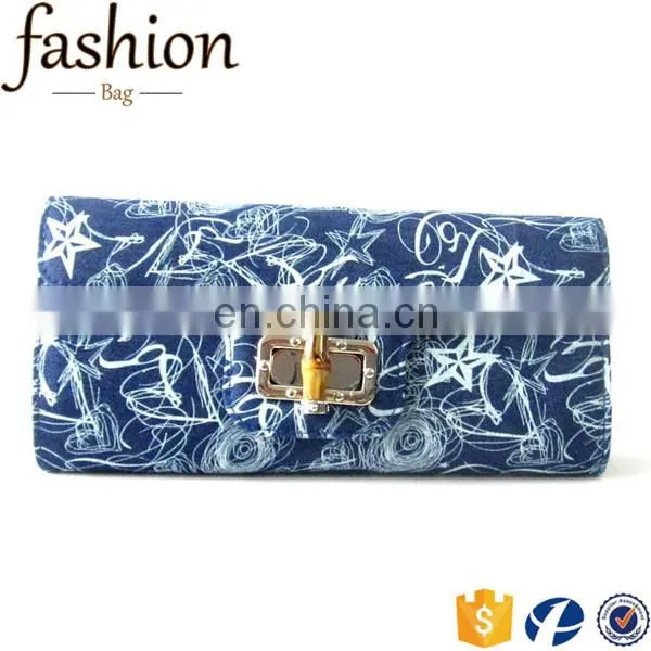 CR Sample Available Western Styles Jeans Material Envelpe Shape Skull Pattern Popular Luxury Denim Fabric Handbags photo-3