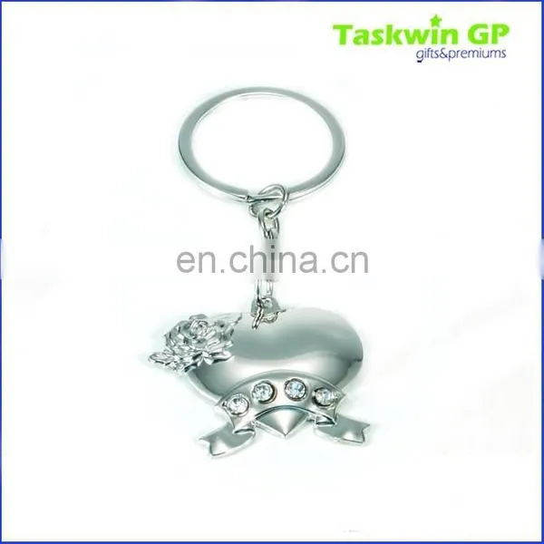 Newest Custom Design Zinc Alloy Making Rhinestones Metal Keychain in Luxury Style photo-2