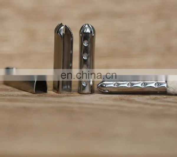 Brass Shoelace U Shape Aglet Metal Tip for Shoelace photo-5