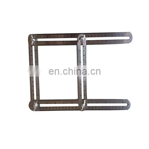 High Quality Stainless Steel Angleizer Template Tool Multi-angle Ruler photo-2