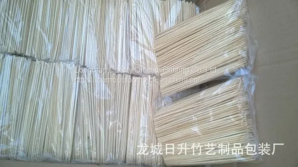 China Bamboo Skewer Factory 2.5X150mm 270PCS/Bag 150bags/Carton photo-2