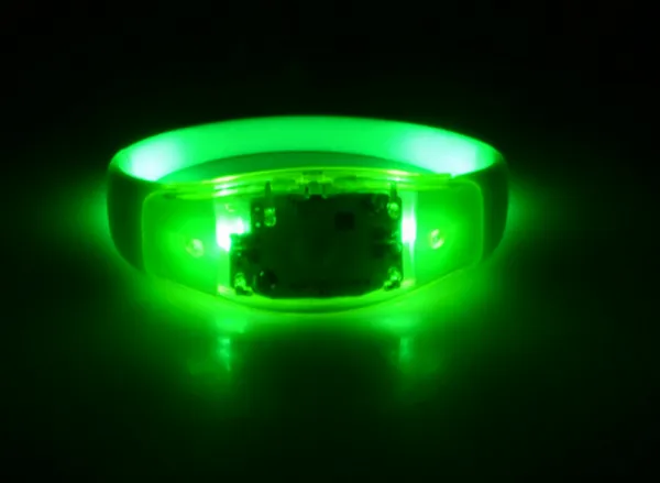 Silicone Bracelet Glow Radio Controlled Led Wristband photo-3