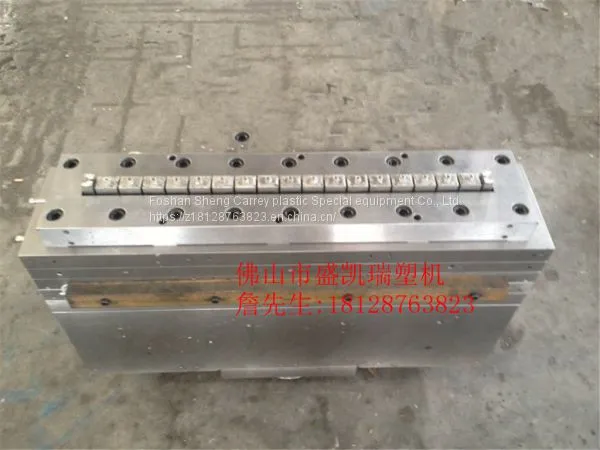 PVC Wood Plastic PE Wood Plastic Extruder Production Line Equipment photo-4