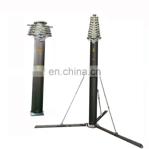 12m Portable Field Locking Telescopic Pneumatic Mast photo-2