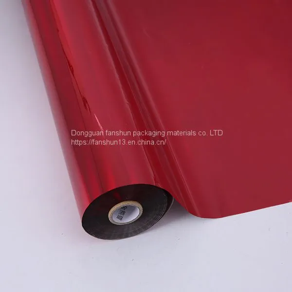 Whoolesale Supply no Plate Seamred Plasticized Alumium Bronzing Paper Laser Red Surface Bottle Cap Bronzing Pape