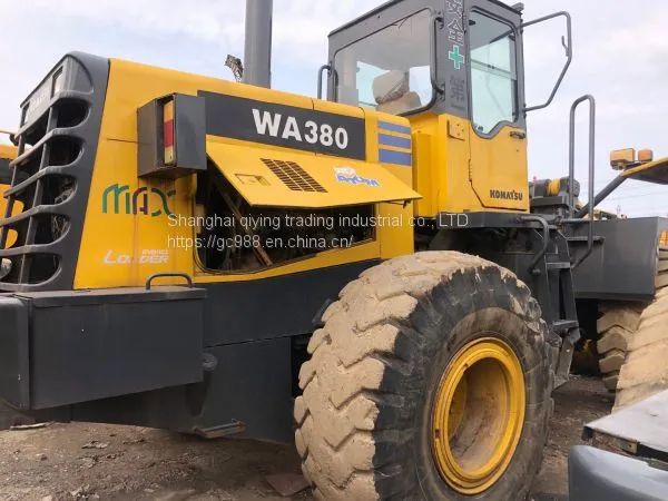 USED KOMATSU WA380 JAPAN MADE WHEEL LOADER