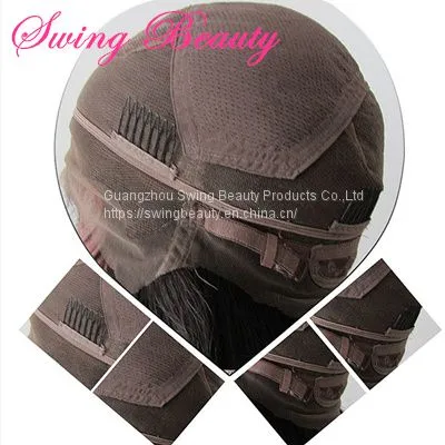 100% Natural Human Hair Wig Full Handmade Lace Wig Cap Straight Hairs photo-5