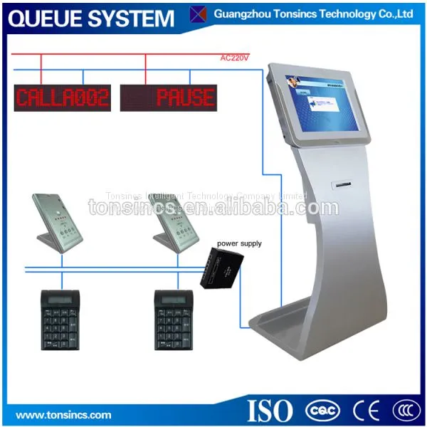 Factory OEM Floor Stand Queue System Ticket Dispenser Ticket Dispenser Kiosk photo-3