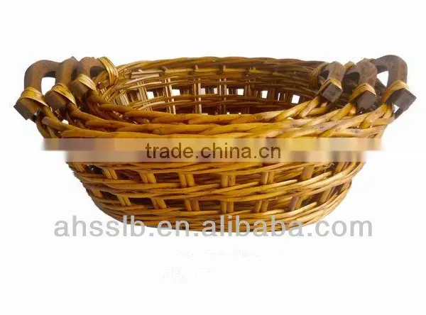 2013 New Style Willow Storage Plate With Ears photo-3