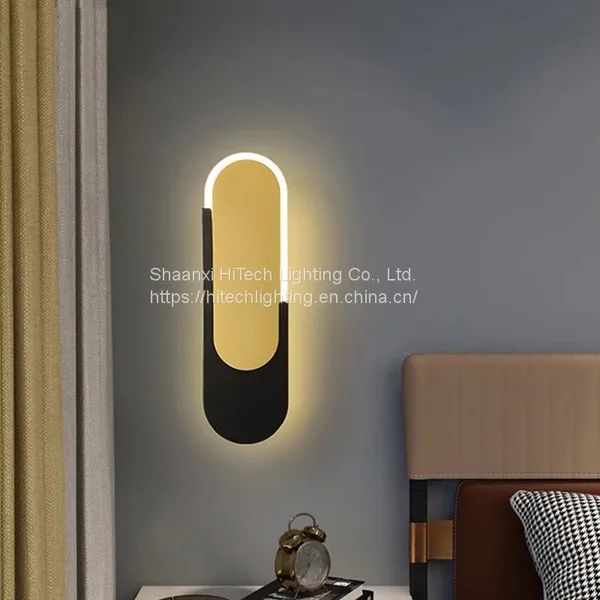 Led Wall Lights Minimalist Gold Indoor Lighting For Living Room Bedroom Bedside Home Decorative photo-3