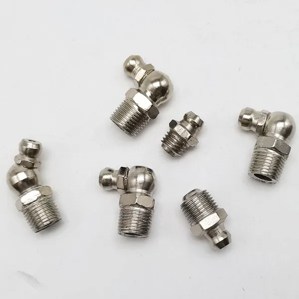 Stainless Steel 304 Nozzle 1/4-28 Unf Straight 45 90 Degree Car Nozzle Made in China photo-2