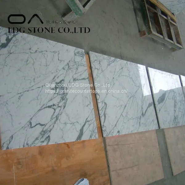 Factory Best Prices of Calacatta White Marble Honeycomb Stone Tiles photo-4
