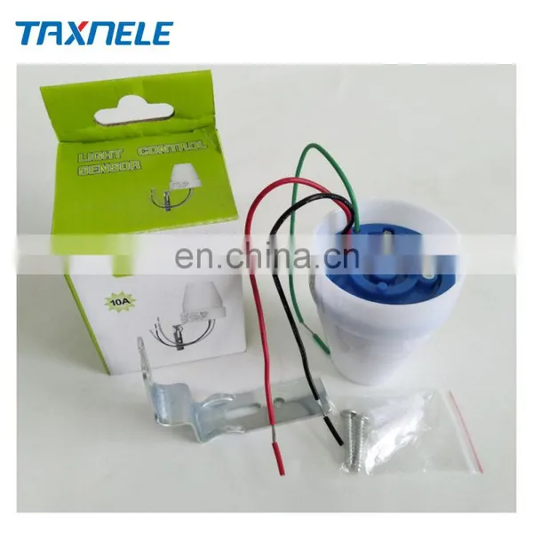 Adjustable Sensitive Automatic On Off Photocell Street Lamp Light Switch Controller DC AC 220V 10A Photoswitch Sensor photo-3