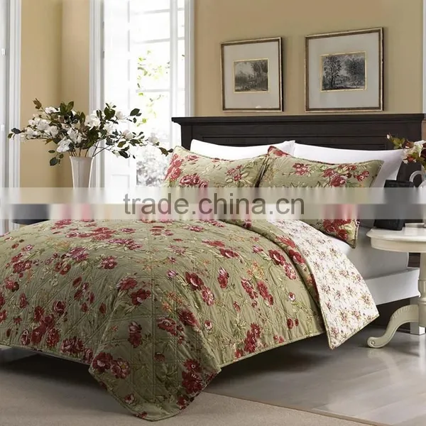 Linen Cotton Quolt With Diamond Quilting