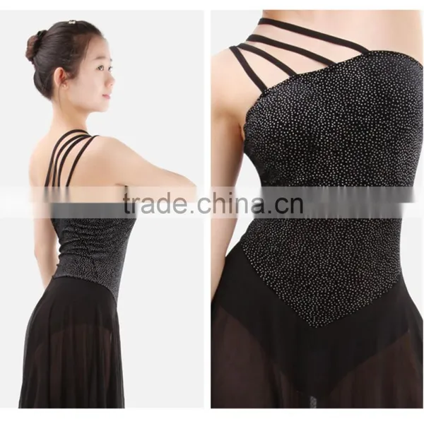 2016 Latest Fashionable Shiny Top Girls Long Latin Dance Performance Dress photo-6
