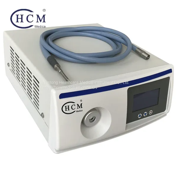 HCM MEDICA 120W Sigmoidoscope Gastroscope Medical Endoscope Camera Image System LED Cold Laparoscope Light Source
