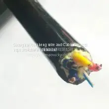 Anti-seawater Corrosion Combination Cable 3/5/7/9/6/8/10+ 4-core Single-mode Fiber Optic Underwater ROV Robot Cable