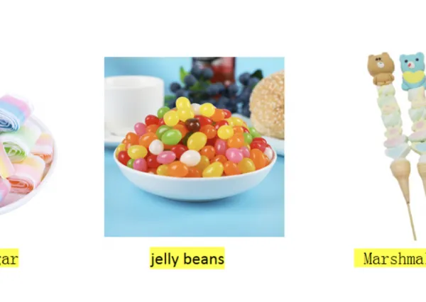 Assorted Fruit OEM Halal Gummy Candy With Different Shapes and Sour Candy, Marshmellow, Jelly Bean, Peeling Candy, Roll Candy photo-2
