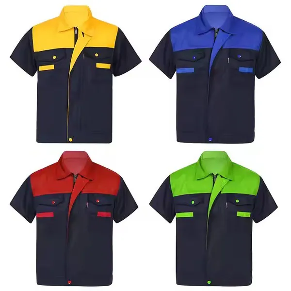100% Cotton Construction Mining Uniform Long Sleeve Workwear Custom Workwear Flame Fire Retardant FRC FR Coveralls photo-3