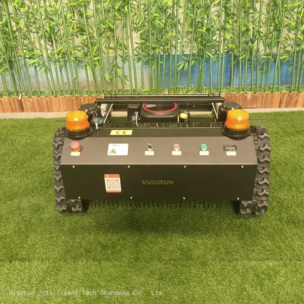 Remote Control Mower on Tracks, China Remote Brush Mower Price, Remote Controlled Grass Cutter for Sale photo-4