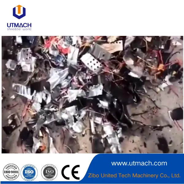 High-Efficiency Double Shaft Shredder for Industrial Waste Disposal photo-3