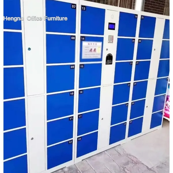 Digital Smart Locker System Infrared Sensor Unlock 36 Door Shopping Mall Retail Store Customer Package Delivery Cabinet
