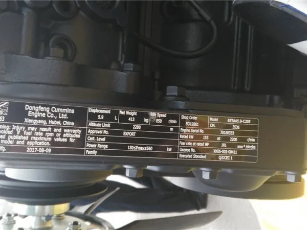 6BTAA5.9 Diesel Engine Suitable for Trucks / Buses / Agricultural Machinery Cumins Original Quality 6BTAA5.9-C205 Engine photo-5