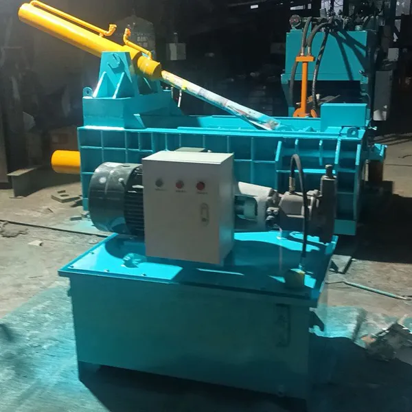 High Productivity Scrap Metal Baler Briquetting Machine With Pump for Aluminum Alloy Processing photo-5