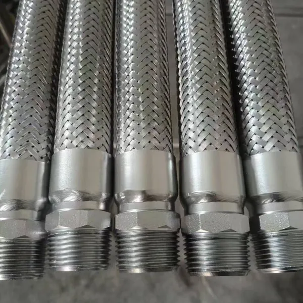 Nut-type Metal Hose, Braided Mesh Hose, Flexible Pipe Connection, Excellent Flexibility, Physical Manufacturer photo-4