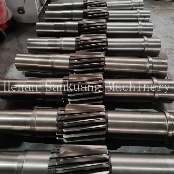 Custom Gear Shafts for Packaging and Conveying Equipment With Technical Support