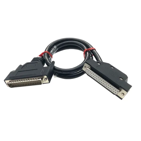 DB37 Male-to-Female 45-Degree Angled Industrial Control Extension Wire photo-4