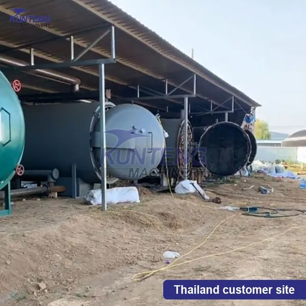 Large Capacity Horizontal Rice Husk Bamboo Carbonization Furnace Wood Carbonization Kiln EPC photo-5