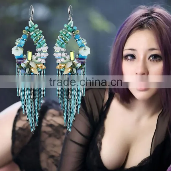 Tassel Female Earrings Long Earring Wholesale photo-5