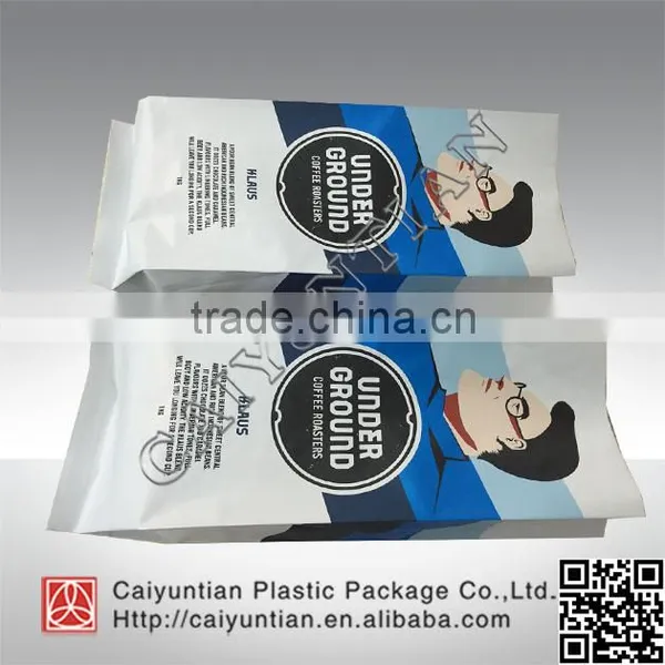 Customized Design Aluminium Foil Side Gusset Roast Coffee Plastic Packaging Bag photo-3