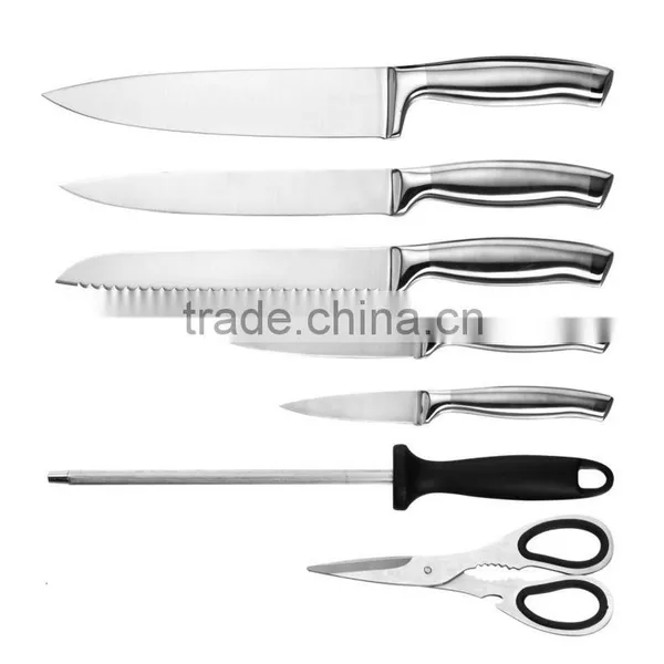 ABS+430 S/S HANDLE 8PCS KITCHEN KNIFE SET photo-2