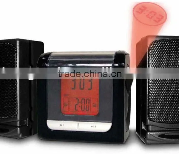 Synchronised Projector Alarm Clock Radio With LCD Display photo-3