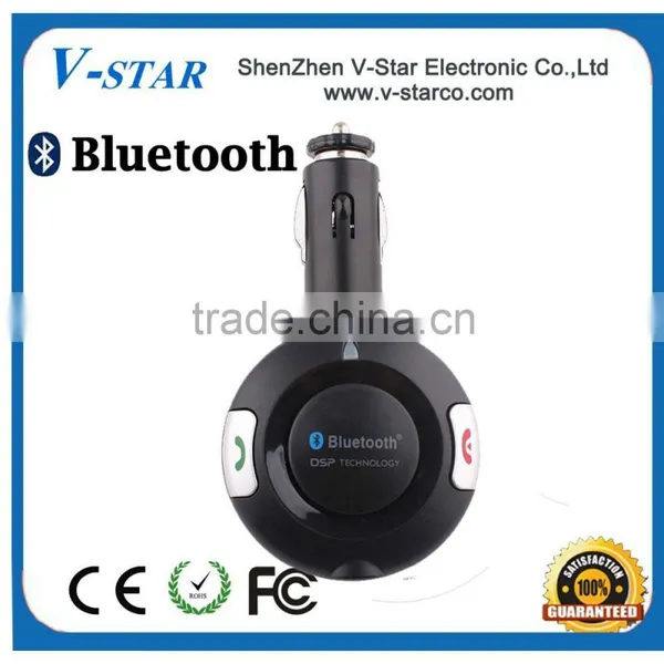 New Bluetooth 4.0 Handsfree Multipoint Speakerphone Car Speaker Kit With Car Charger GPS Music Player photo-6