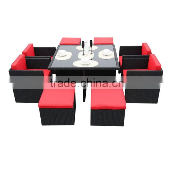 Patio Rattan Furniture Table And Chair Sets Garden Outdoor Rattan Wicker Balcony Furniture Set Quality Choice photo-2