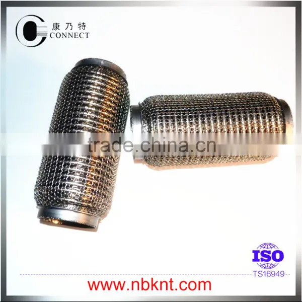 Exhaust Flexible Pipe Connector With Interlock Wire Coated photo-2