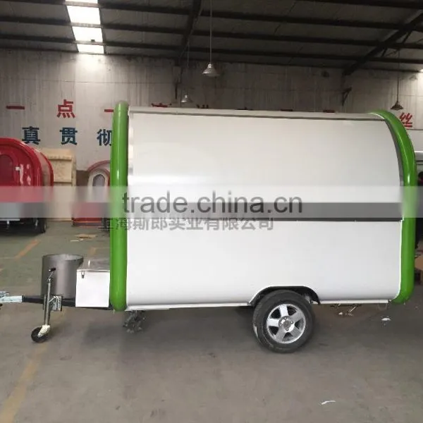 Green Fast Food Cart For Sales,Food Van/Street Food Vending Cart For Sales, in Line With European Standards, Australia Standard photo-2