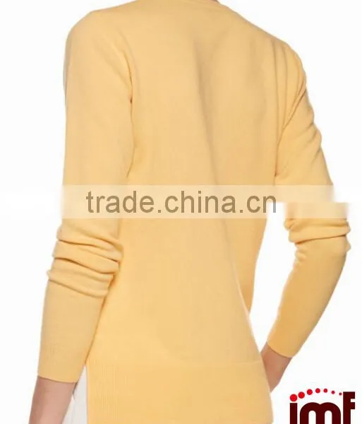 Cashmere Round Neck Sweater Design For Lady Women Top photo-3